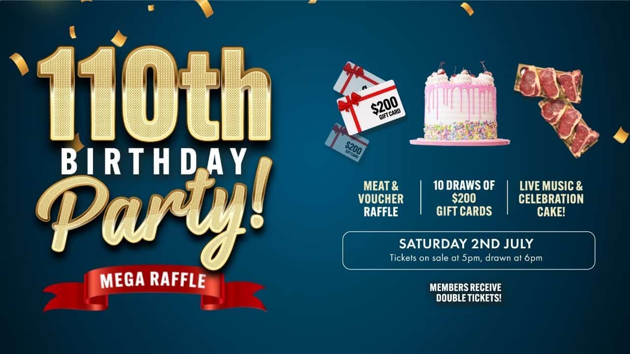 110th Birthday Party Mega Raffle 1