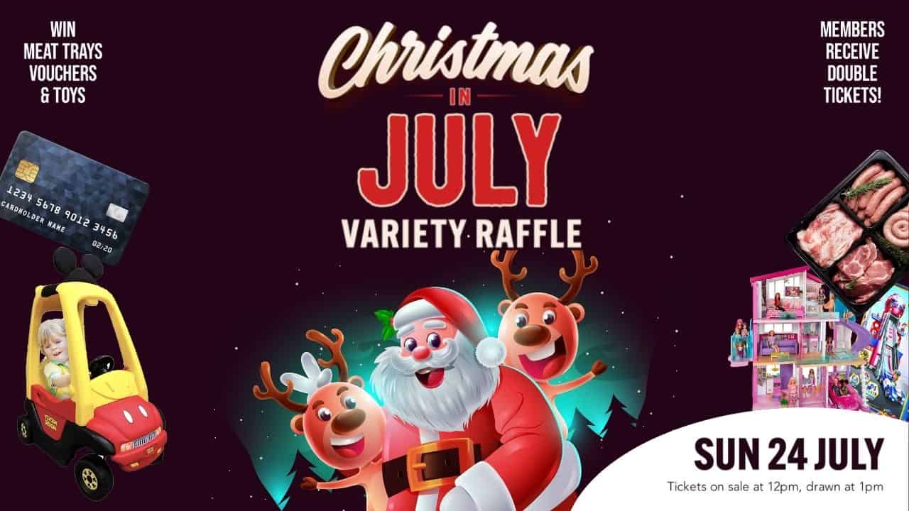 Christmas in July Variety Raffle 1