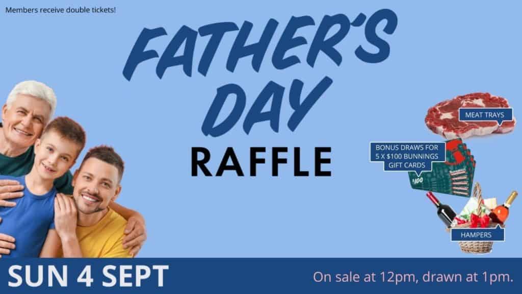 Father's Day Raffle Sign Father's Day Raffle - Club Singleton