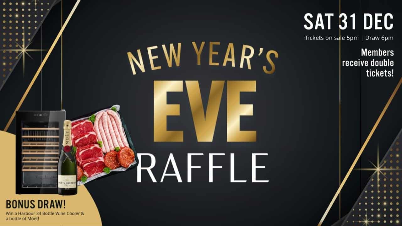 New Years Eve Raffle Club Singleton