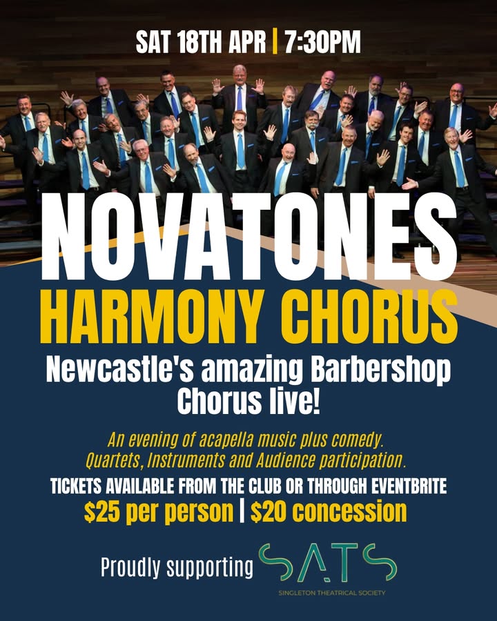 Featured image for “Book your tickets now to see the Novatones!”